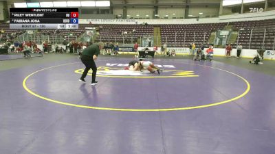 180 lbs Quarterfinal - Riley Wentlent, D`Youville vs Fabiana Josa, New Jersey City University