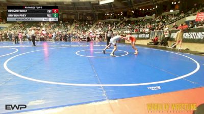 110 lbs Round Of 32 - Denver Wolf, Cowboy Wrestling Club vs Brysen Frey, Pasco Wolfpack Wrestling Club