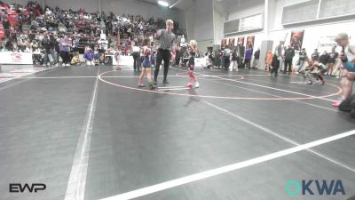 49 lbs Semifinal - Charlotte Remus, Barnsdall vs Ember Shelton, Team Tulsa Wrestling Club