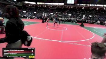 154 lbs Cons. Round 2 - Ayden Hudson-Brown, NWK2 vs Wyatt Harhay, STR1