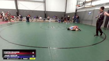 78 lbs Quarterfinal - Porter Branson, Salem Elite Mat Club vs Jaxon Aguilar, All-Phase Wrestling Club