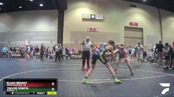 130 lbs Round 5 (6 Team) - Trevor Sobota, BadBass vs Elijah Broady, Indiana Outlaws
