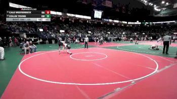 120 lbs Cons. Round 5 - Cale Westerbeck, Unattached vs Collin Young, KAWA