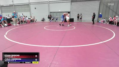 285 lbs Round 2 (8 Team) - Ethan Simmons, Louisiana Red vs Cyrus Anderson, Arkansas Blue