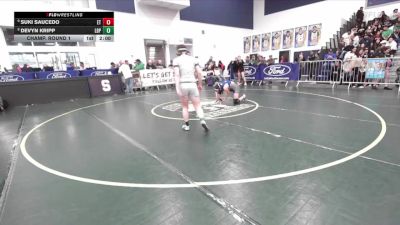 145 lbs Champ. Round 1 - Suki Saucedo, El Toro vs Devyn Kripp, Poly/Long Beach