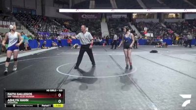 125 lbs 5th Place Match - Faith Gallegos, WR- Topeka Blue Thunder vs Ashlyn Hahn, Stockton