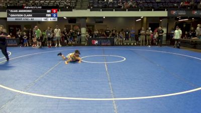 62 lbs Semis - Elias Andronic, Rochelle Wrestling Club vs Grayson Clark, Pedraza Wrestling