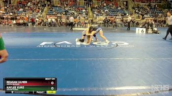 142 lbs Quarterfinal - Reagan Ulmer, South Border vs Kaylee Kurz, Grand Forks
