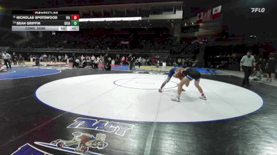 138 lbs Cons. Semi - Sean Griffin, Central Catholic vs Nicholas Spotswood, Folsom