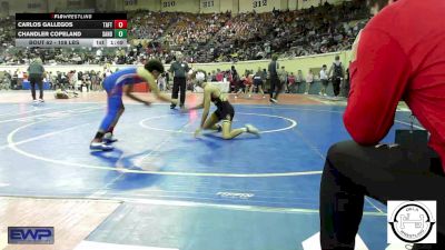 108 lbs Round Of 64 - Carlos Gallegos, Taft Middle School vs Chandler Copeland, Sand Springs Jr High