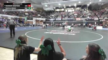 120 lbs Champ. Round 1 - Madison Siegfried, St. Francis HS vs Shayla Rezac, Rossville Hs