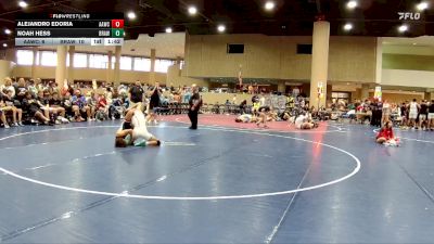 126 lbs Round 5 (6 Team) - Alejandro Edoria, All American WC vs Noah Hess, BRAWL White