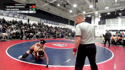 132 lbs Semifinal - Zaydrein Hernandez, St. John Bosco vs Erik Quintero, Lakeside