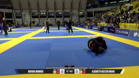 Elisabeth Katleen Bravo vs Mayara Munhos 2026 Master International IBJJF Jiu-Jitsu North American Championship