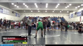 220 lbs Cons. Round 4 - Robert Svitek, Thousand Oaks vs Brian Valdespino, Downey