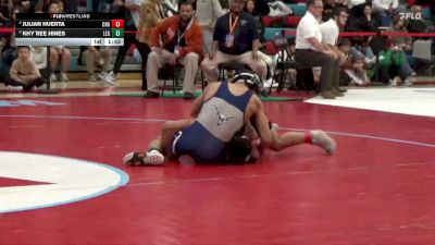 132 lbs Quarterfinal - Khy`ree Hines, Legacy vs Julian Huerta, Chaparral