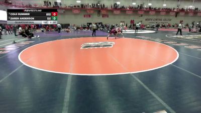 157 lbs Quarterfinal - Cole Dummer, Augsburg vs Zaren Anderson, Carthage College