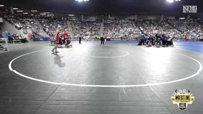 B3A-132 lbs Semifinal - Drake Sheffield, Lincoln Christian vs Deacon Britt, Pawnee