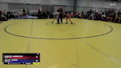 120 lbs Placement Matches (16 Team) - Hunter Anderson, Idaho vs Brady Baker, Michigan