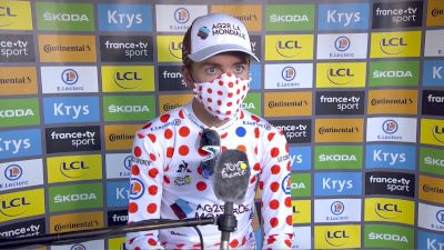 Post-Stage: Benoit Cosnefroy KOM Stage 14 (FRENCH)