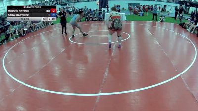 170 lbs Maddie Hayden, Michigan Red vs Sara Martinez, Illinois