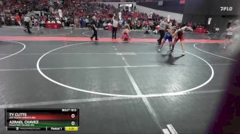 210 lbs Cons. Round 3 - Ty Cutts, IGH Youth Wrestling vs Azrael Chavez, Mauston Talons WC