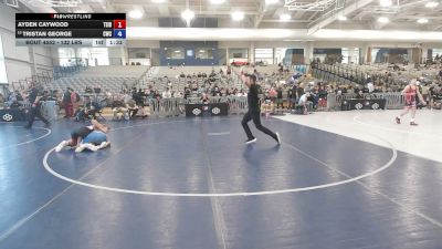 132 lbs Champ. Rd Of 64 - Ayden Caywood, Team Idaho vs Tristan George, Chatfield Wrestling Club