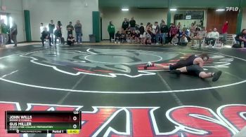 120 lbs Cons. Round 1 - Gus Miller, Benedictine College Preparatory School vs John Wills, Bishop O`Connell