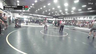 157 lbs Cons. Round 5 - Sammuel Garnica, Stockdale vs Rene Benilla, Mendota