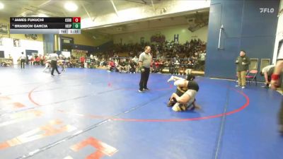 120 lbs Semifinal - James Fukuchi, Cerritos vs Brandon Garcia, Hesperia