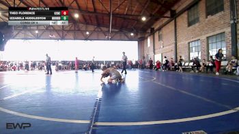 105-110 lbs Consi Of 4 - Theo Florence, Keystone Kids Wrestling Club vs Izzabela Huddleston, Skiatook Youth Wrestling