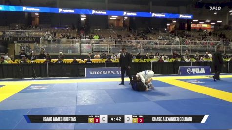 Chase Alexander Colbath vs Isaac James Huertas 2025 Pan Jiu Jitsu IBJJF Championship