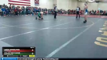 195 lbs Champ. Round 2 - Jaren Winselman, Adrian Area vs Collin Van Cleave, Maple River/USC