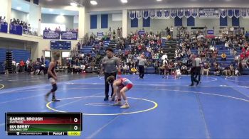 106 lbs 7th Place Match - Gabriel Brough, EASTWOOD vs Ian Berry, Columbia City