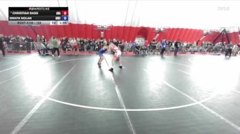 165 lbs Champ. Round 2 - Christian Bass, Askren Wrestling Academy vs Drayk Nolan, Mollitium Wrestling Club