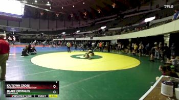 Rookie 6-8 115 3rd Place Match - Kaitlynn Cross, Poquoson Athletic Association vs Blake Costales, Chesapeake