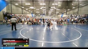 82 lbs Cons. Round 3 - Emerson Haycock, Jordan Junior Wrestling vs Mason Fillmore, Agon