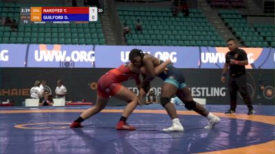 76 kg Gold - Dymond Guilford, USA vs Yelena Makoyed, USA