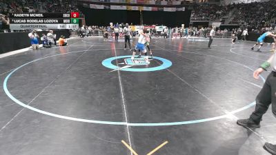 4A 144 lbs Quarterfinal - Kadeyn Mcneil, Socorro vs Lucas Rodelas Lozoya, Moriarty