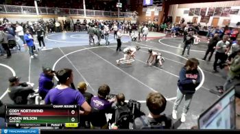160 lbs Champ. Round 3 - Cody Northwind, Granger vs Caden Wilson, Hanford