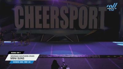 Newnan Southern Stars - Mini Suns [2023 L1.1 Mini - PREP - D2 Day 1] 2023 CHEERSPORT Cartersville Classic