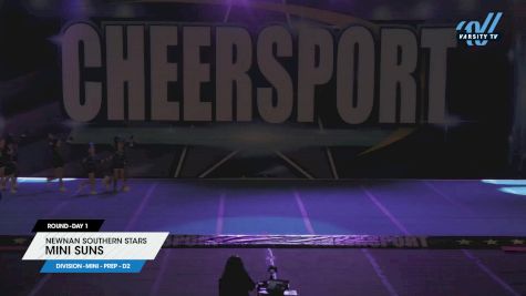 Newnan Southern Stars - Mini Suns [2023 L1.1 Mini - PREP - D2 Day 1] 2023 CHEERSPORT Cartersville Classic