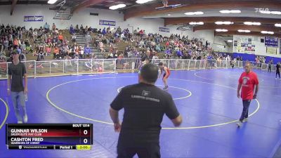 97 lbs Semifinal - Gunnar Wilson, Salem Elite Mat Club vs Cashton Fred, Warriors Of Christ