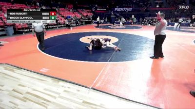 2A 126 lbs Champ. Round 1 - Brock Claypool, Morris vs Bob Ruscitti, Lombard (Montini)