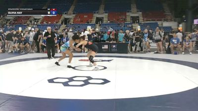 115 lbs Champ. Rd Of 64 - Jasmine Ruediger, Nevada vs Olivia Hay, Wisconsin