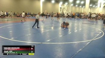 120 lbs Round 7 (10 Team) - Isaac Ash, Monrovia Bulldogs vs Walker Woodard, Social Circle Black