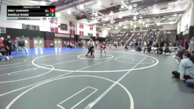 115 lbs Round 2 - Danielle Nunez, Adelanto vs Emily Quintero, Bellflower