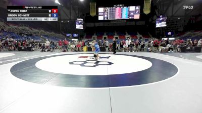 138 lbs 7th Place Match - Aspen Tritz, WI vs Brody Schmitt, NE