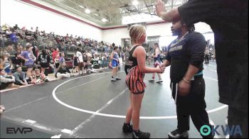 91 lbs Rr Rnd 2 - Austyn Allen, Ponca City Wildcat Wrestling vs Mackinley Wolf, Wolfpak Wrestling