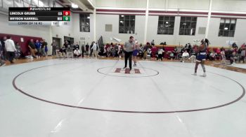 165 lbs Consi Of 16 #2 - Lincoln Grubb, Lakeway Christian Academy vs Bryson Harrell, Mount De Sales